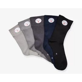 Mr. Pamut Férfi gumi nélküli pamut zokni bamboo. 5 pár 39-42