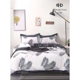 LUNA ágynemű garnitúra 6 részes 3D fekete-fehér