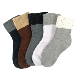 Mr. Pamut Női gumi nélküli pamut zokni. 5 pár 35-38