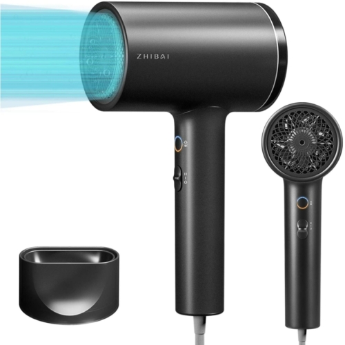 Xiaomi Zhibai Negative ion quick-drying hair dryer 1800W Black - Ionizáló hajszárító fekete színben