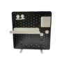 Kép 1/3 - Techsend Pegboard Set Lyukacsos tábla íróasztal rendszerező (2 db, 37x37 cm, csíptethető)